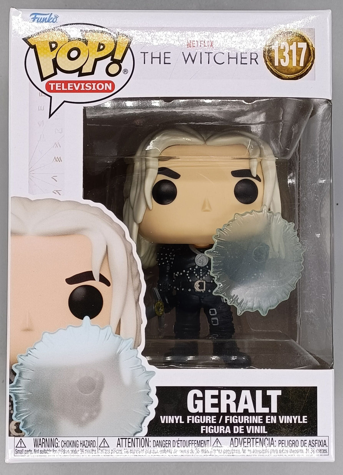 1317 Geralt (w/ Shield) - The Witcher Funko POP - Box Damaged Funko