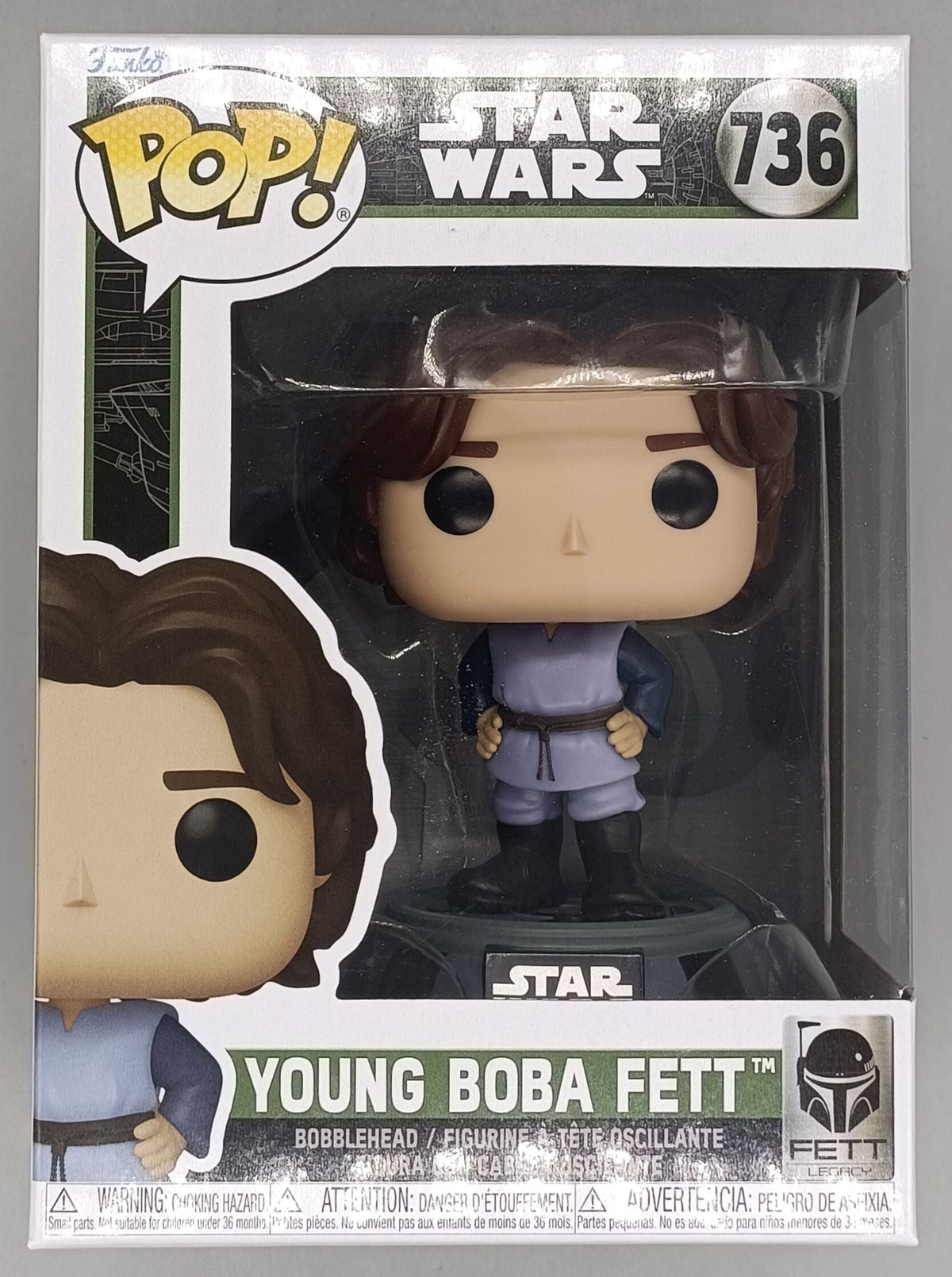 736 Young Boba Fett - Star Wars: Fett Legacy Funko POP - Brand New Funko
