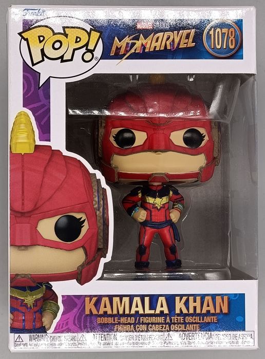 1078 Kamala Khan - Marvel Ms. Marvel - Box Damaged Funko POP Funko