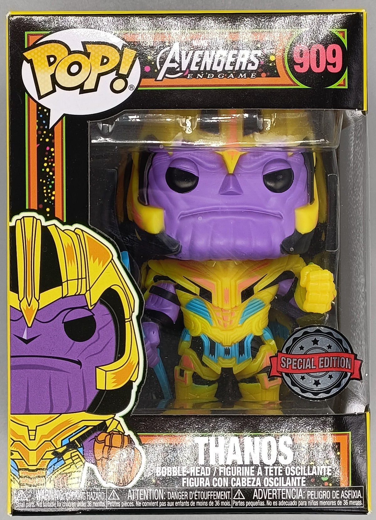 909 Thanos (Blacklight) - Marvel Avengers Endgame Funko POP Funko