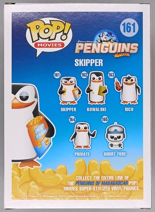 161 Skipper - Penguins of Madagascar Funko POP