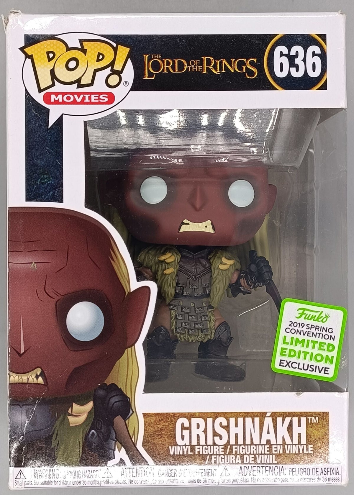 636 Grishnákh - The Lord of the Rings 2019 Con - Box Damaged Funko POP Funko