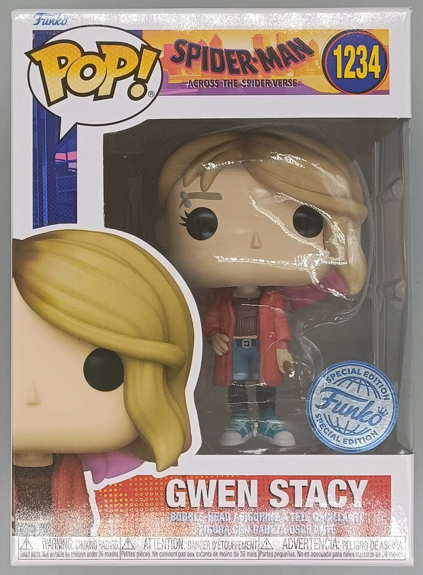 1234 Gwen Stacy Marvel Spider-Man Across the Spider-verse Funko POP