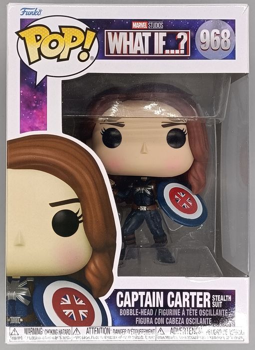 968 Captain Carter (Stealth Suit) Marvel What if...? Box Damaged Funko POP Funko