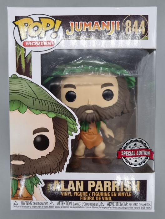 844 Alan Parrish (w/ Knife) - Jumangi - Exclusive Funko POP