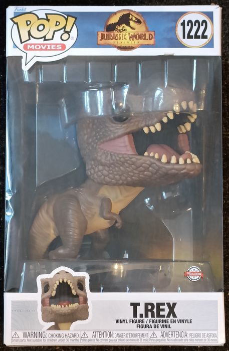 1222 T.Rex - 10 Inch - Jurassic World Dominion Box Damaged Funko POP Funko