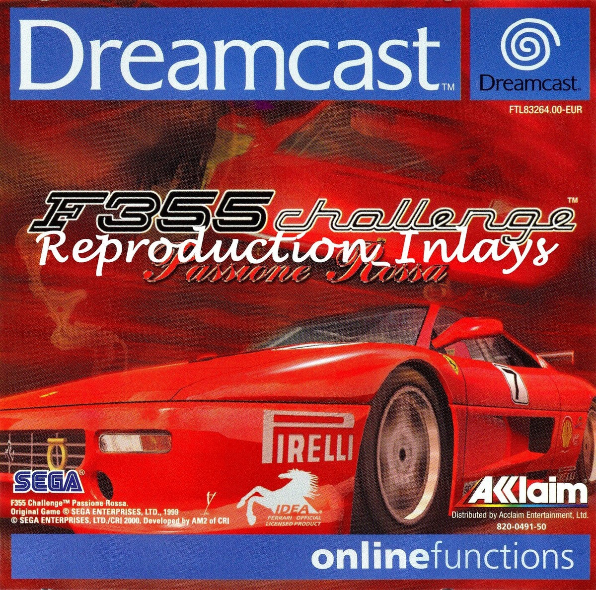 F355 Challenge: Passione Rossa for Sega Dreamcast (DC) SEGA