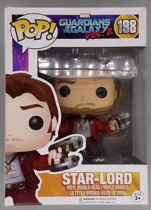 198 Star-Lord Marvel Guardians of the Galaxy - Box Damaged Funko POP Funko