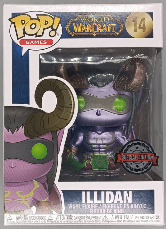 14 Illidan - Metallic - World of Warcraft Funko POP