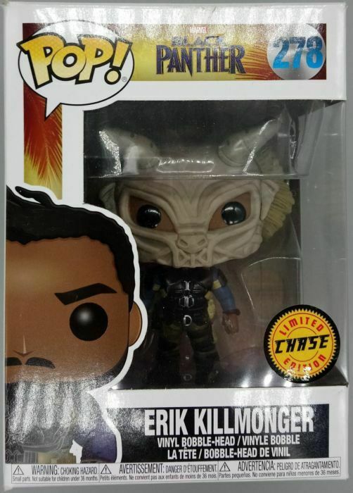 278 Erik Killmonger (Masked) Chase POP Marvel Black Panther Funko POP Funko