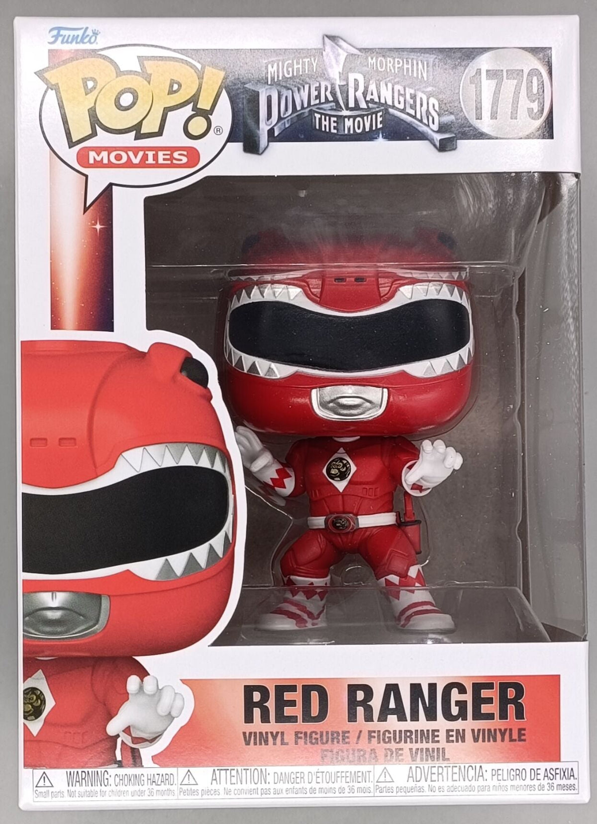 1779 Red Ranger - Mighty Morphin Power Rangers The Movie - Funko POP - Brand New Funko