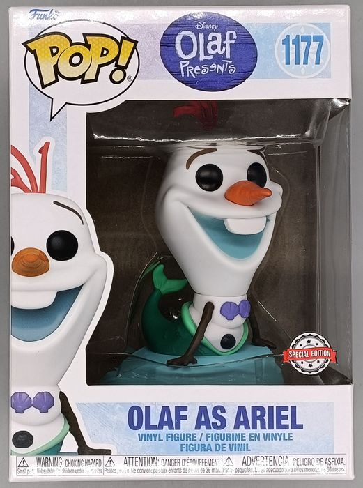 1177 Olaf as Ariel Disney Olaf Presents Little Mermaid Funko POP