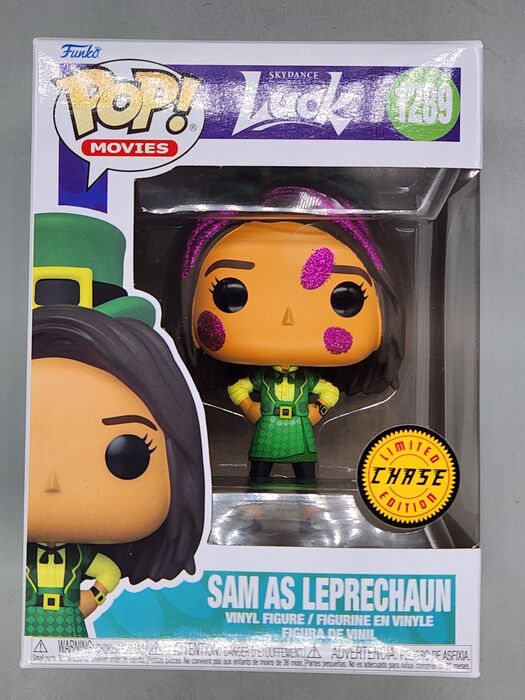 1289 Sam as Leprechaun (w/ Bad Luck Dust) Chase - Luck Funko POP Funko