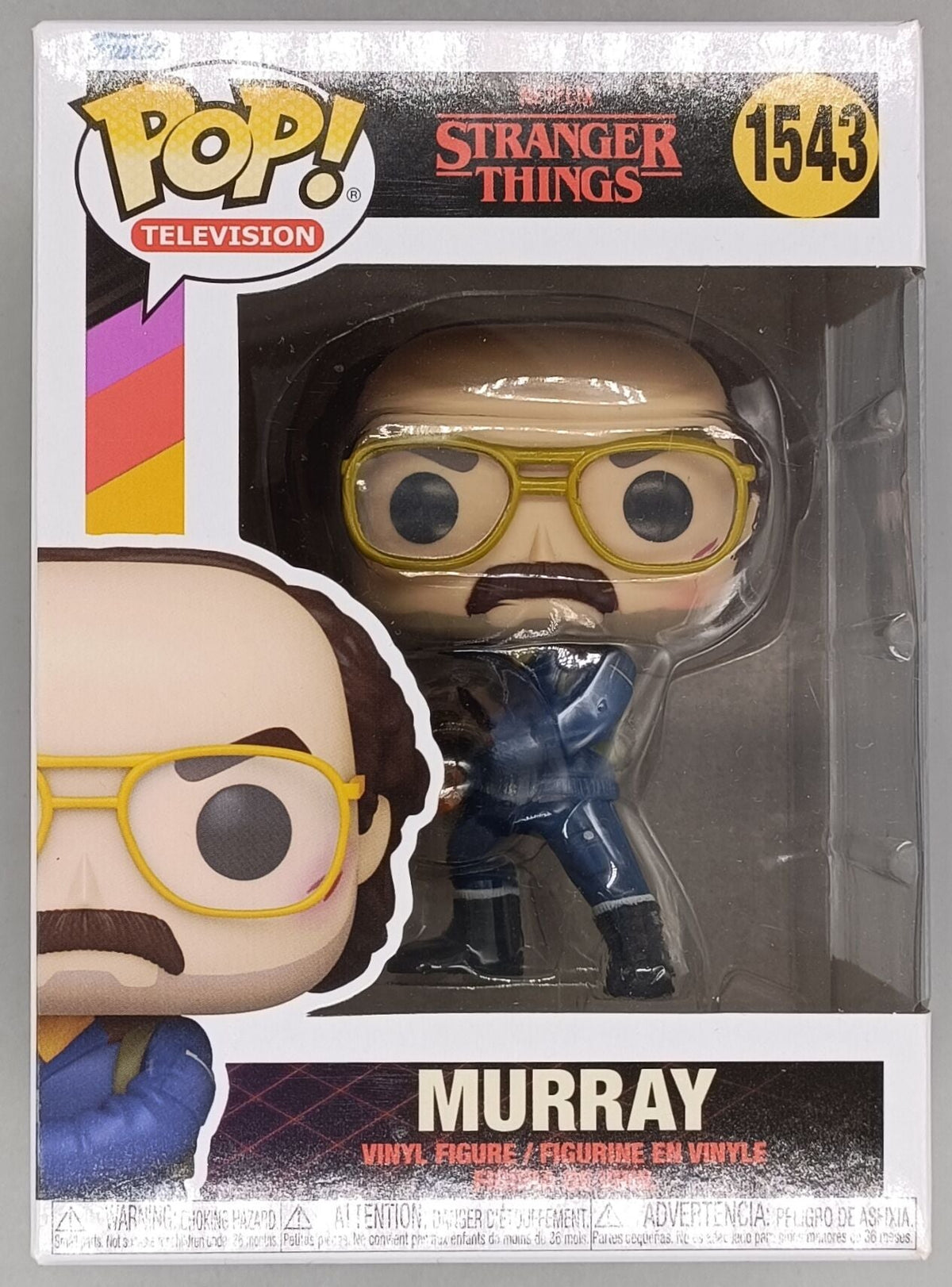 1543 Murray w/Flamethrower - Stranger Things Funko POP - Box Damaged Funko