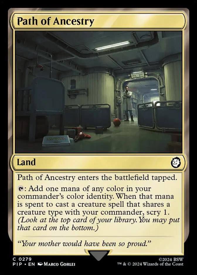 279 - Path of Ancestry - Fallout - Normal - Magic: The Gathering Card