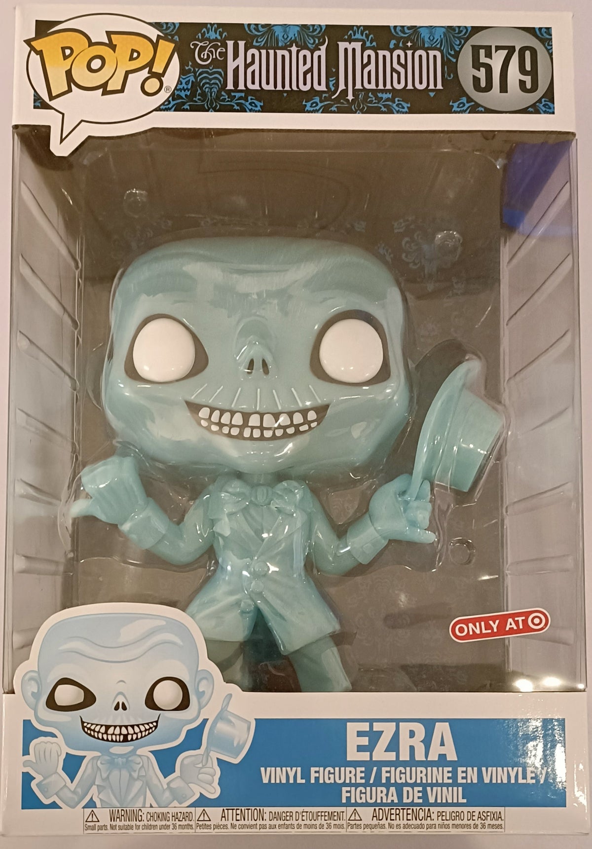 579 Ezra - 10 Inch Disneyland The Haunted Mansion Box Damaged Funko POP Funko