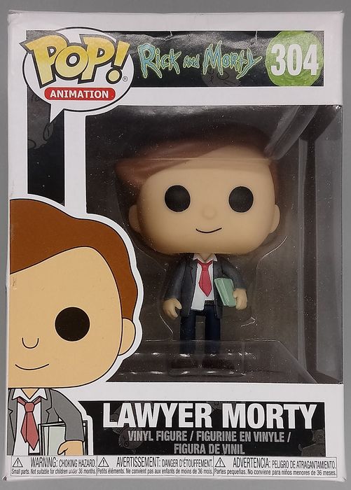 304 Lawyer Morty - Rick and Morty - Damaged Box Funko POP Funko