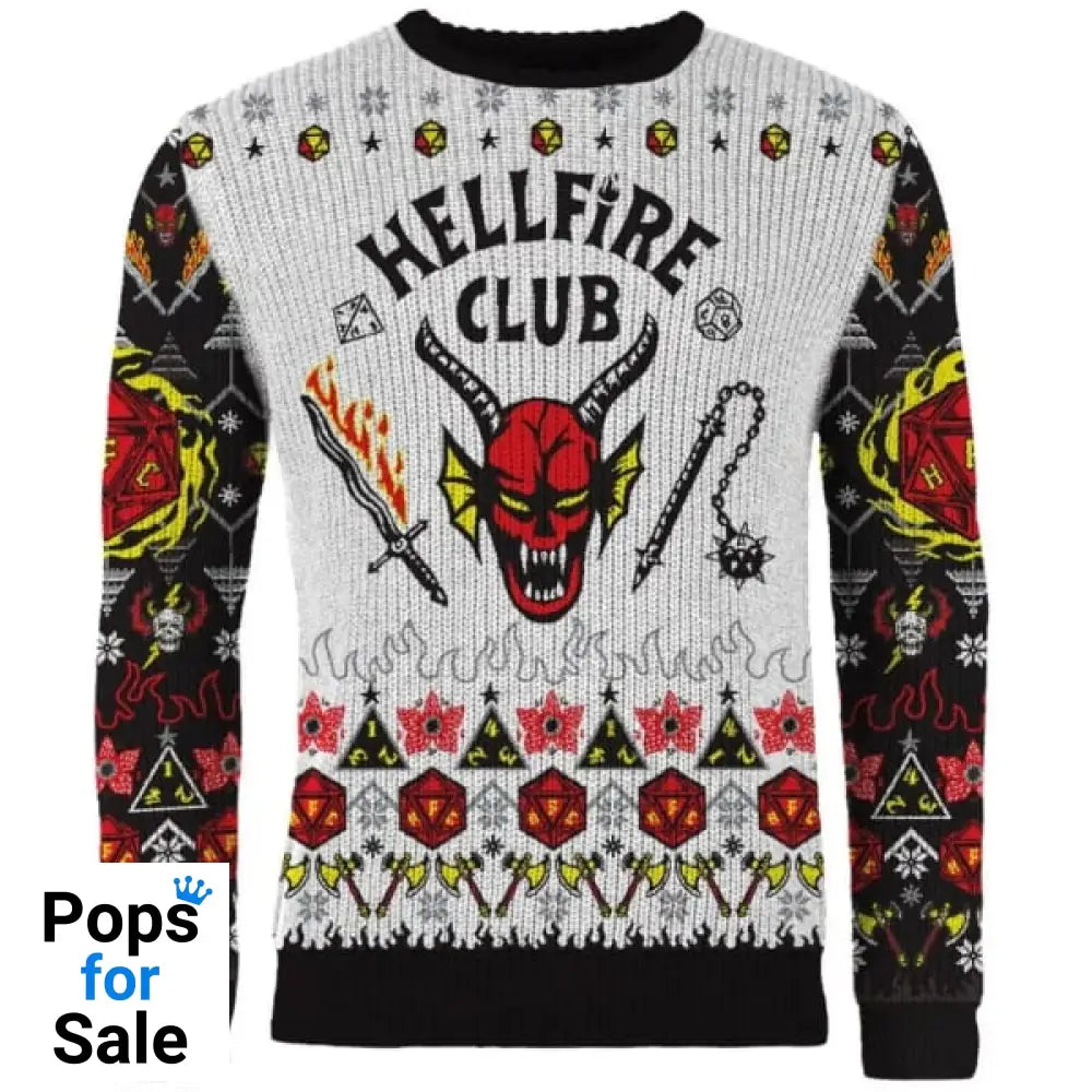 Stranger Things: Hellfire Club Christmas Jumper (Size M)