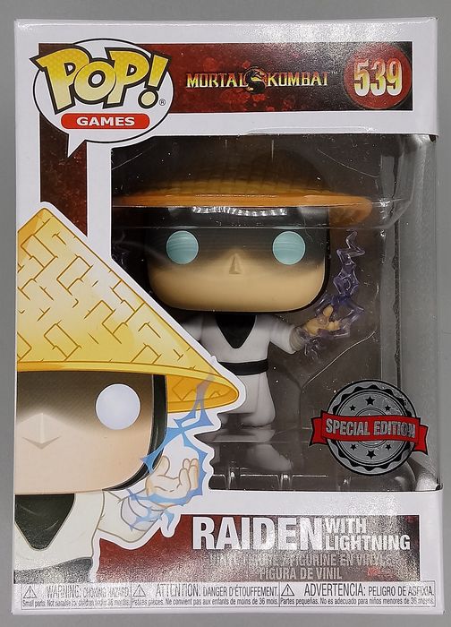 539 Raiden (with Lightning) - Mortal Kombat Funko POP