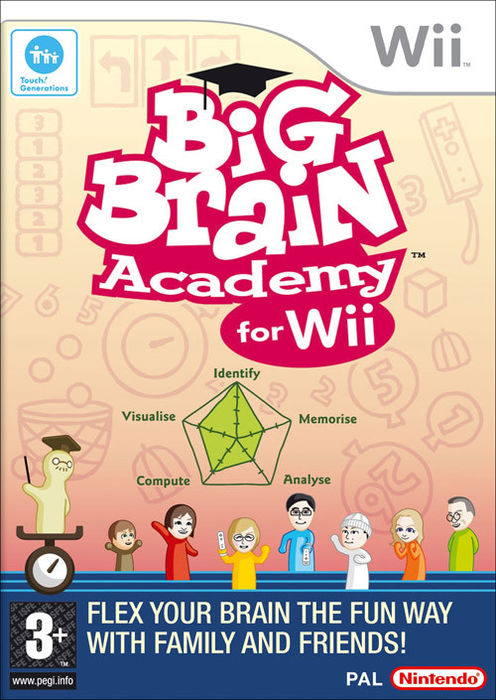 Big Brain Academy for Wii for Nintendo Wii/Wii-U Nintendo