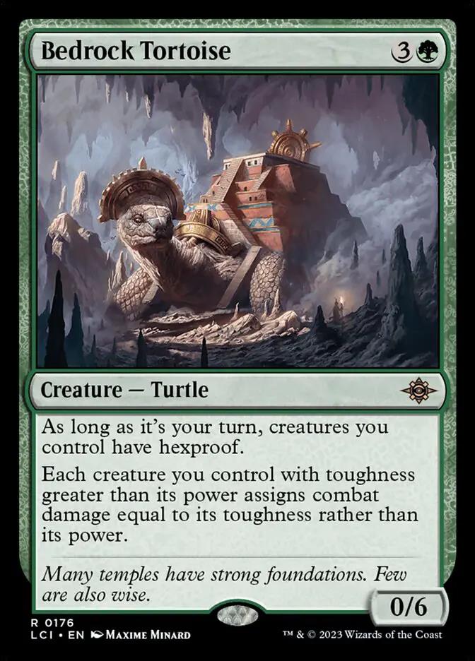 176 - Bedrock Tortoise - The Lost Caverns of Ixalan - Normal - Magic: The Gathering Card