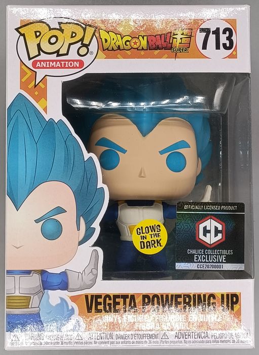 713 Vegeta (Powering Up) - Glow - Dragon Ball Funko POP Funko