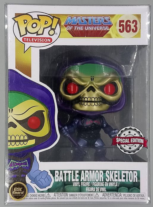 563 Battle Armor Skeletor - Metallic - MOTU Funko POP