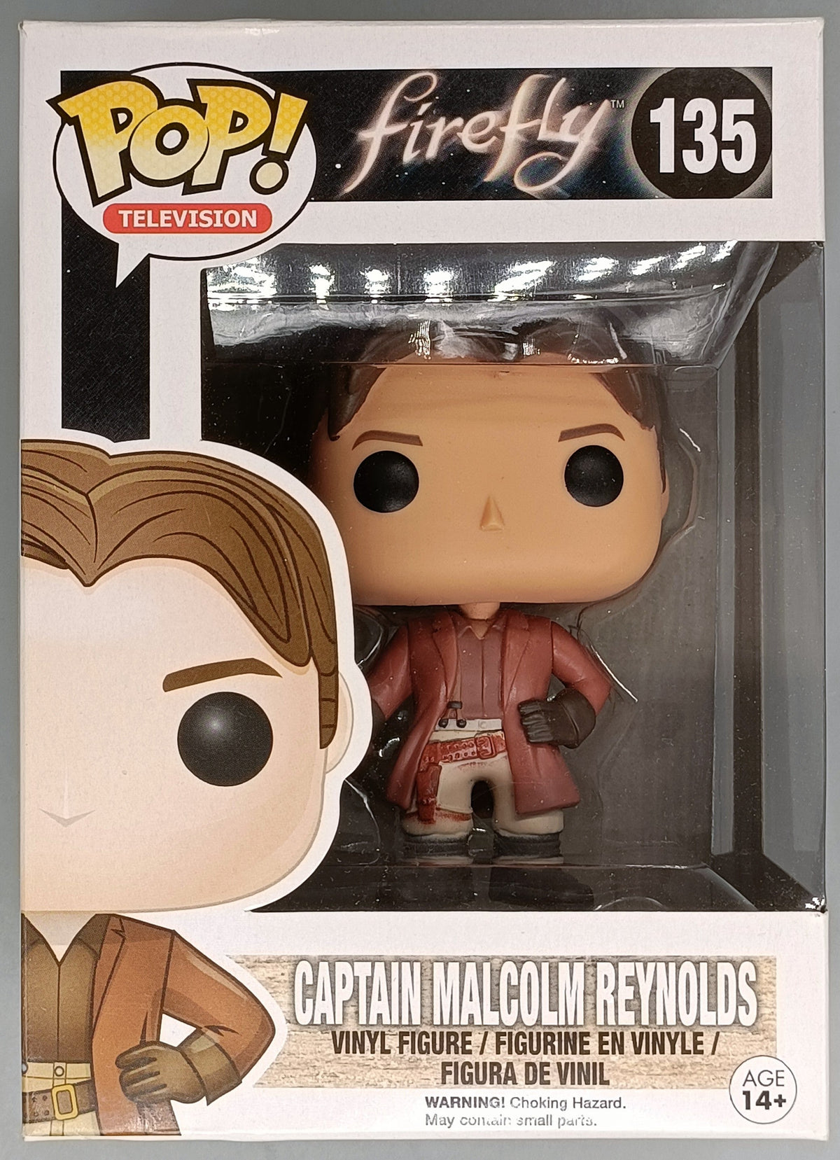 135 Captain Malcolm Reynolds - Firefly - Box Damaged Funko POP Funko