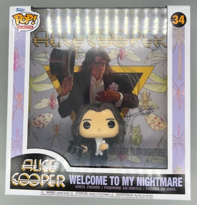 34 Welcome to My Nightmare - Albums - Alice Cooper Funko POP Funko