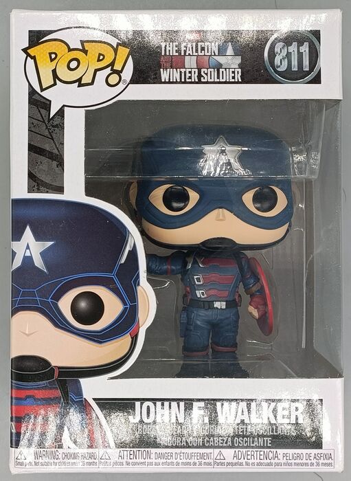 811 John F. Walker - Marvel Falcon & Winter Soldier - Box Damaged Funko POP Funko