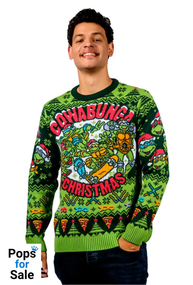 Teenage Mutant Ninja Turtles Christmas Jumper (Size XXXXL)