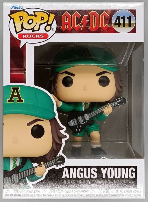 411 Angus Young (Green) - AC/DC - Rocks Funko POP - Brand New Funko