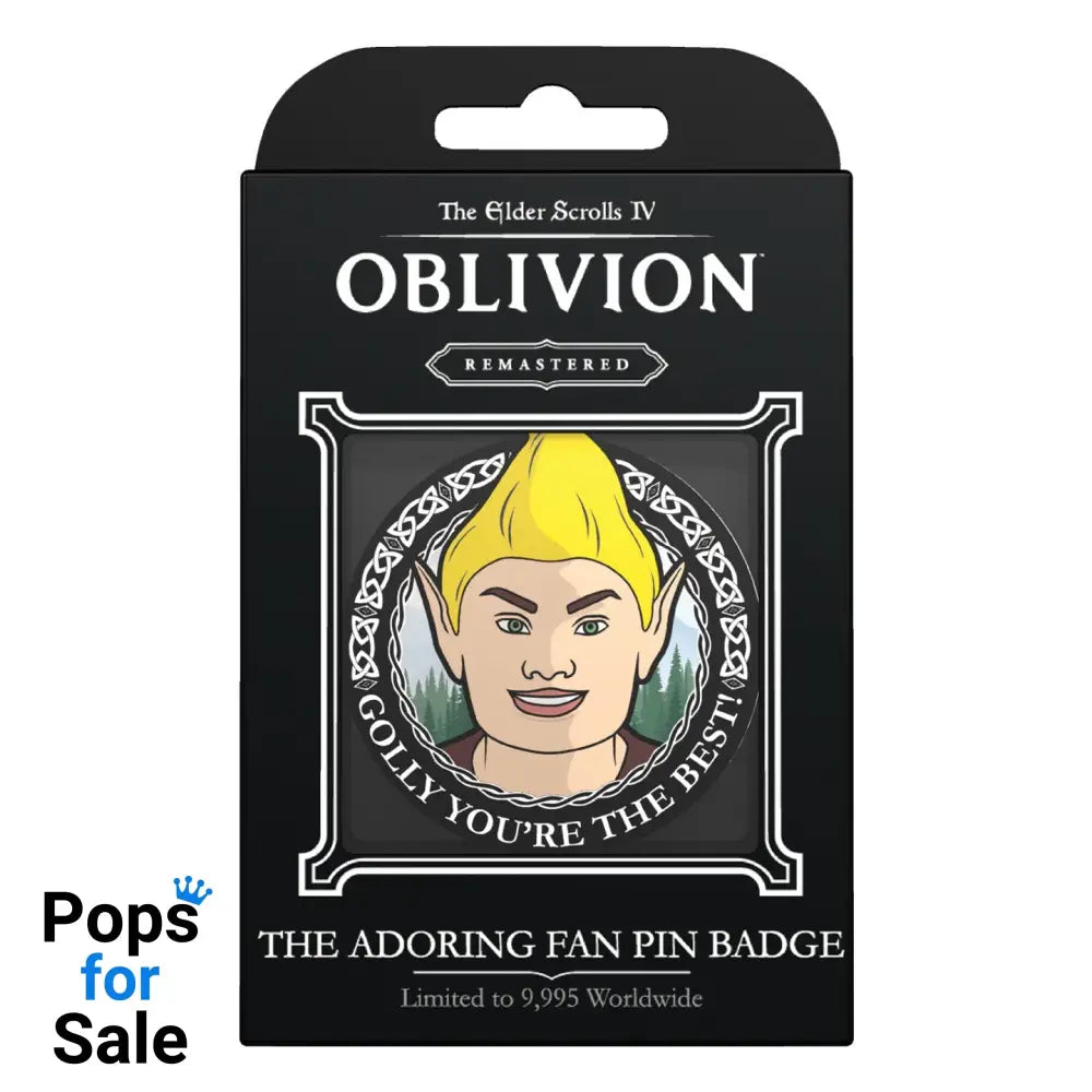 The Elder Scrolls IV: Oblivion Adoring Fan Pin Badge