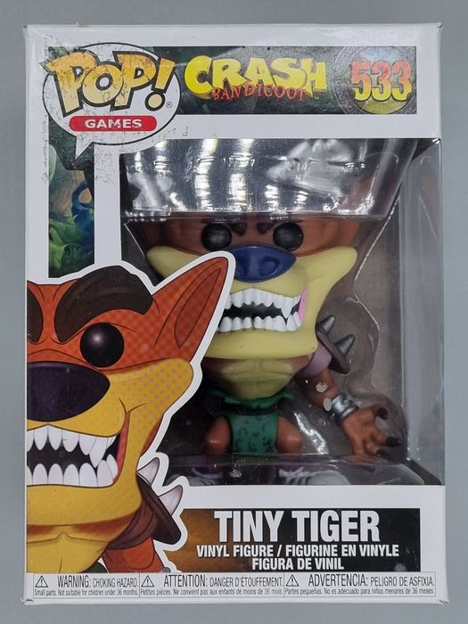 533 Tiny Tiger - Crash Bandicoot - Box Damaged Funko POP Funko