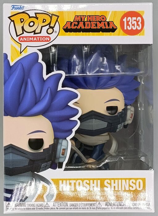 1353 Hitoshi Shinso - My Hero Academia - Brand New Funko POP in Protector