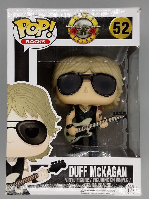 52 Duff McKagan - Guns and Roses - Box Damaged Funko POP Funko