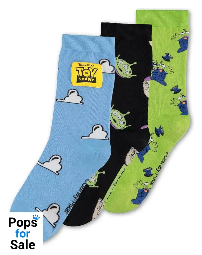 Toy Story 5 Socks 3-Pack Crew 35-38