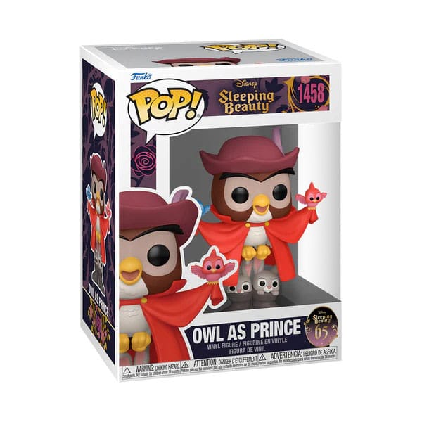 1458 Owl as Prince - Disney Sleeping Beauty 65th Anniversary Funko POP - Brand New Funko