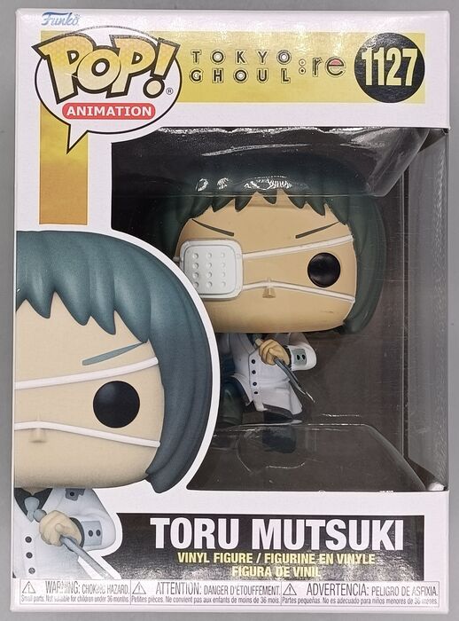 1127 Toru Mutsuki - Tokyo Ghoul - Box Damaged Funko POP Funko