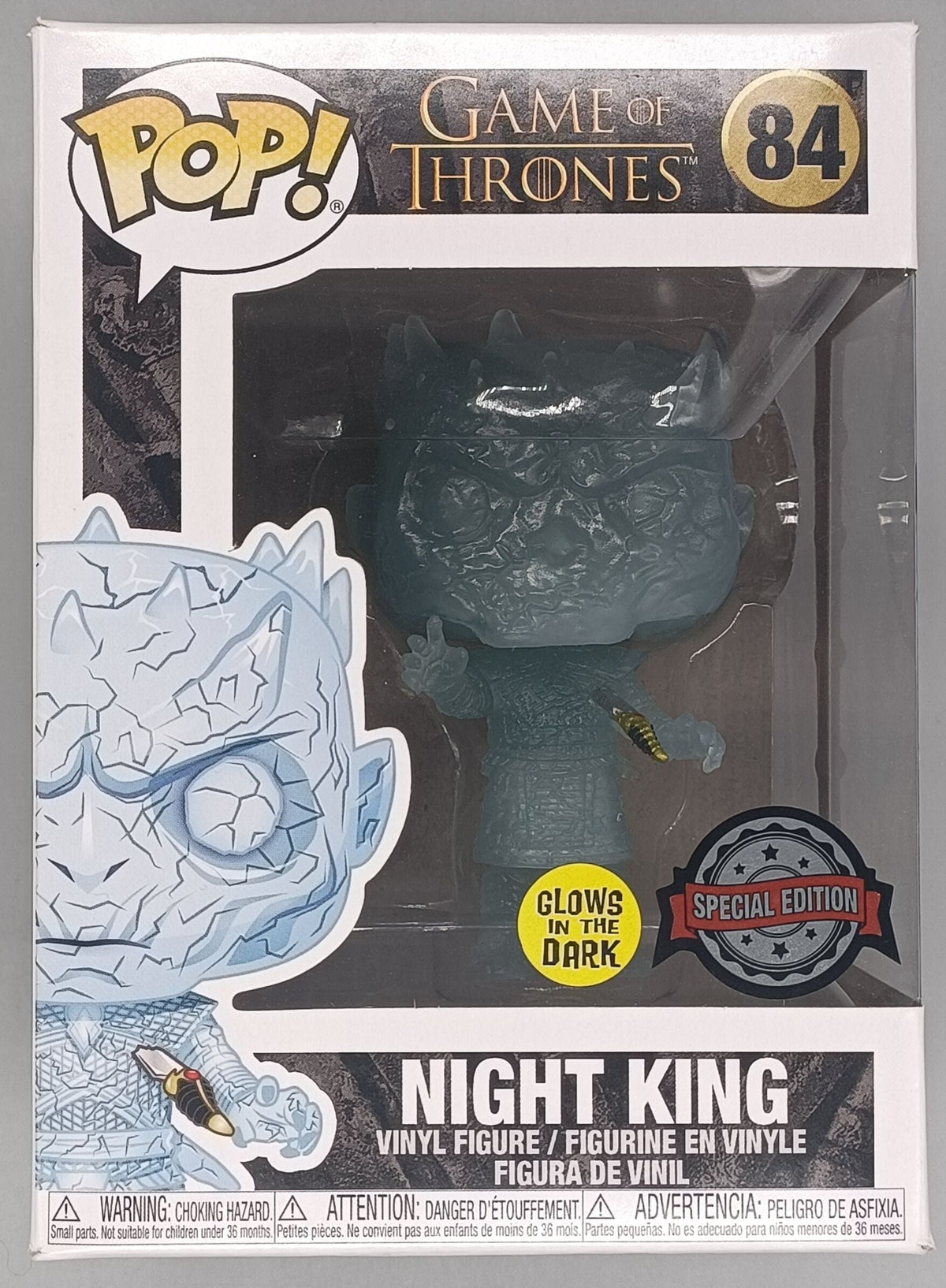 84 Night King (Crystal) - Glow - Game of Thrones - Box Damaged Funko POP Funko