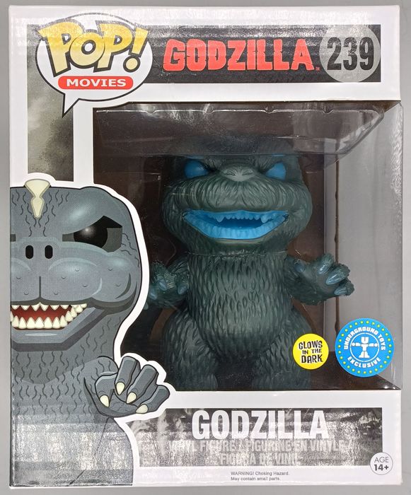 239 Godzilla (Atomic Breath) 6 Inch - Glow Godzilla Box Damaged Funko POP Funko