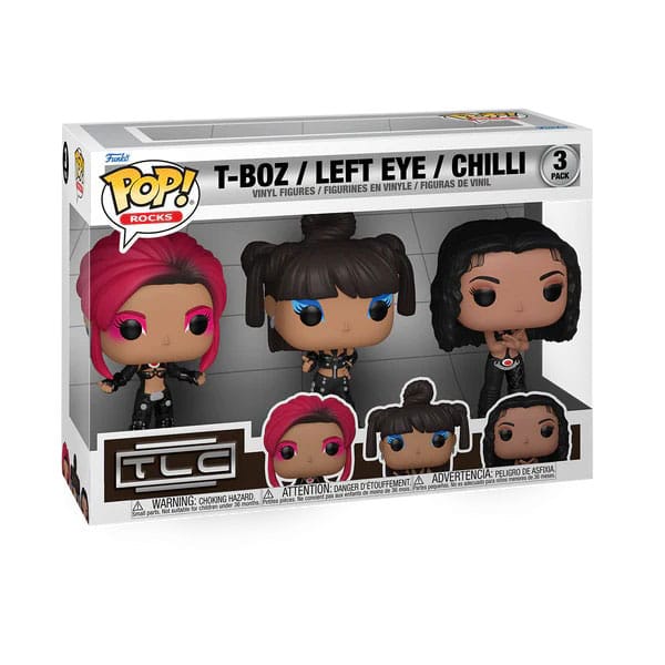 3 Pack TLC Scrubs - Rocks - Chilli, T-Boz and Left Eye Funko POP - Brand New Funko