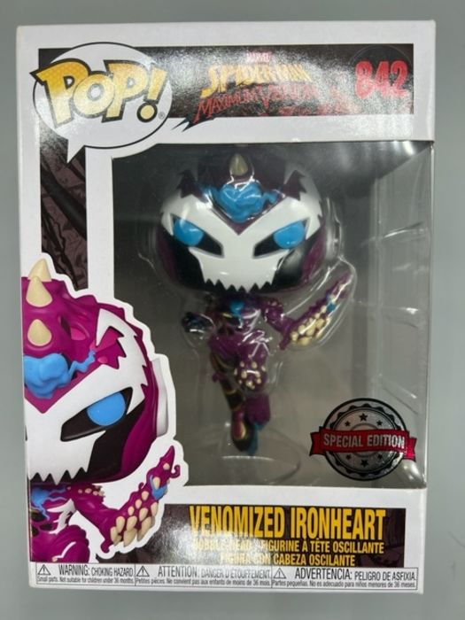 842 Venomized Ironheart - Marvel Spider-man Maximum Venom Funko POP Funko
