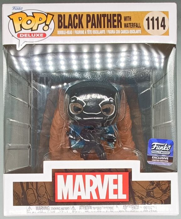 1114 Black Panther (with Waterfall) Deluxe Marvel Funko POP Funko