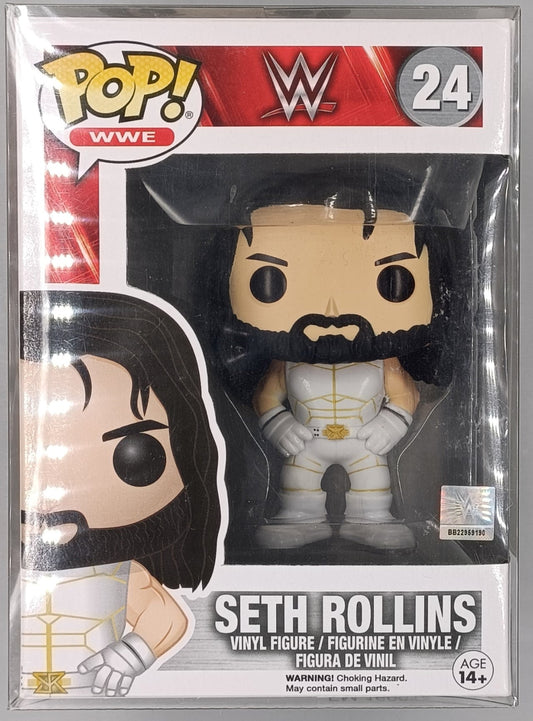 24 Seth Rollins (White) - WWE Funko POP