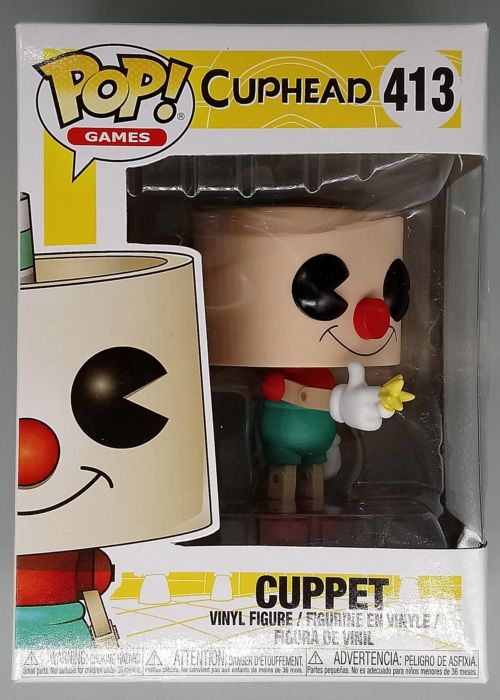413 Cuppet - Cuphead - Box Damaged Funko POP Funko