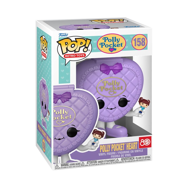 158 Polly Pocket Heart Shell (PU) - Polly Pocket Funko POP Funko