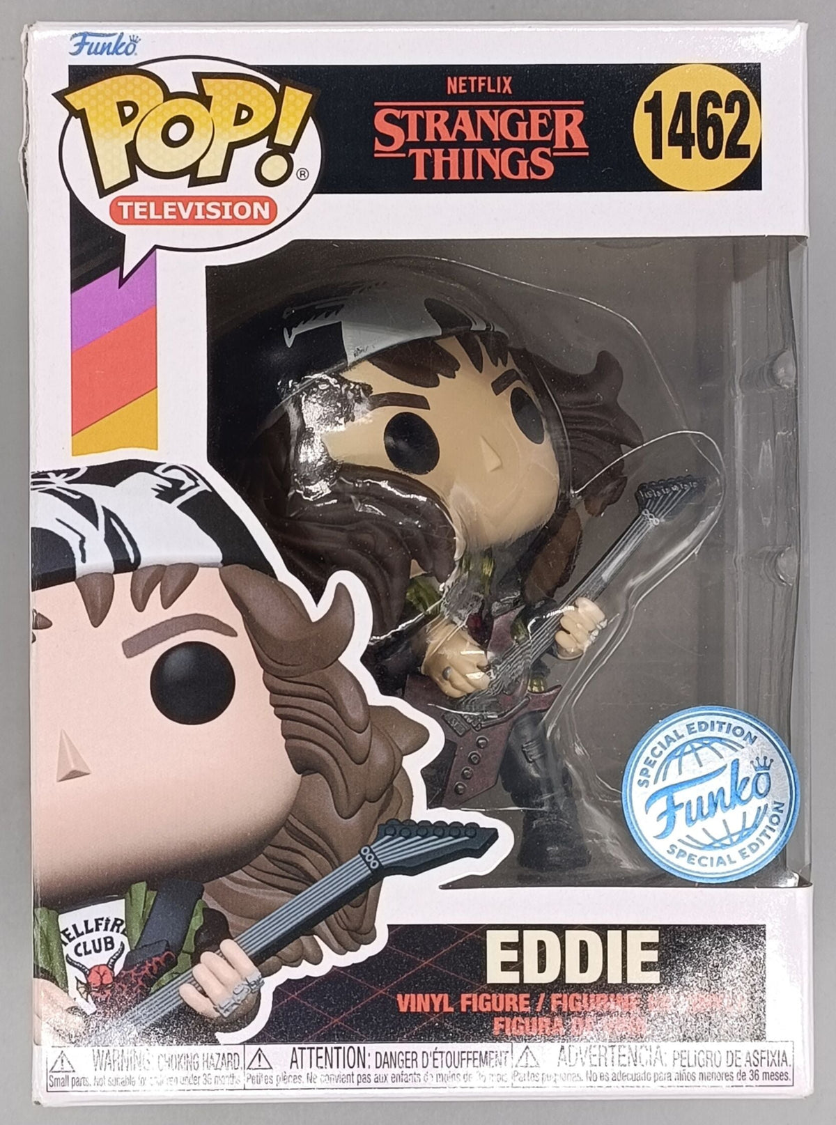 1462 Eddie - Stranger Things - Box Damaged Funko POP Funko