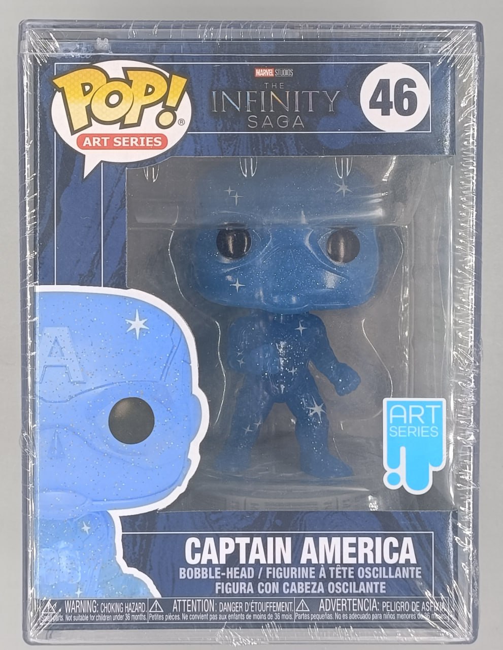 46 Captain America - Art Series - Marvel Infinity Saga Funko POP - Brand New Funko