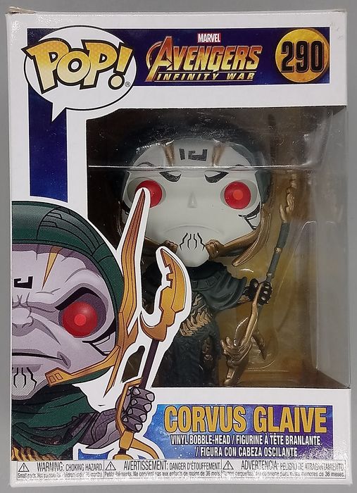 290 Corvus Glaive - Marvel Avengers Infinity War Box Damaged Funko POP Funko